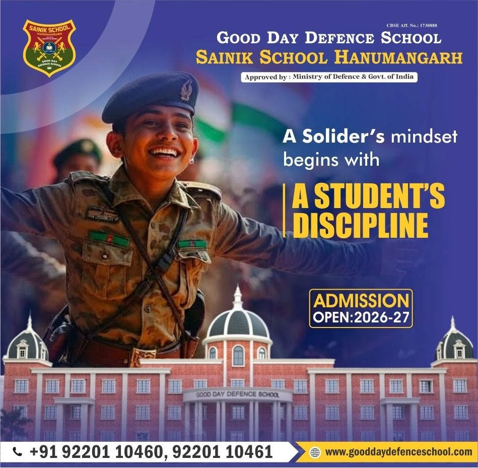 Good Day Defence School: Shaping Young Minds for a Disciplined Future in Defence Education